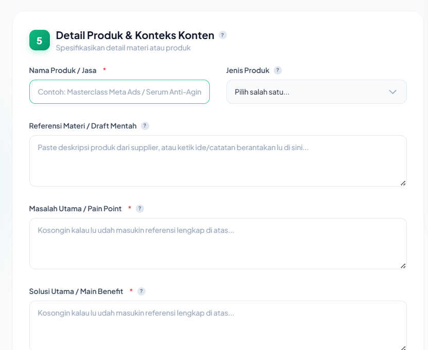 Step 4 — Detail produk